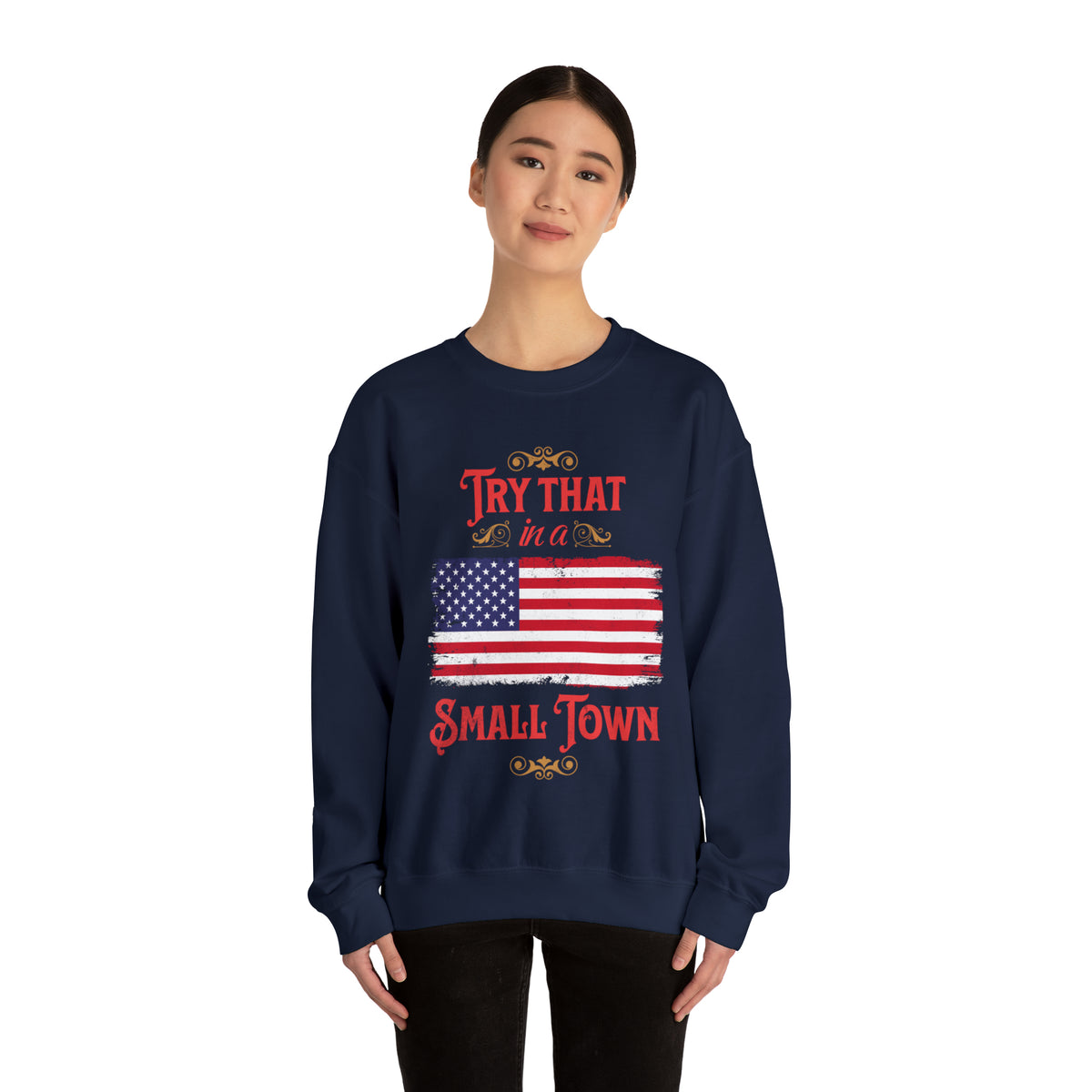 Small Town - Unisex Heavy Blend™ Crewneck Sweatshirt