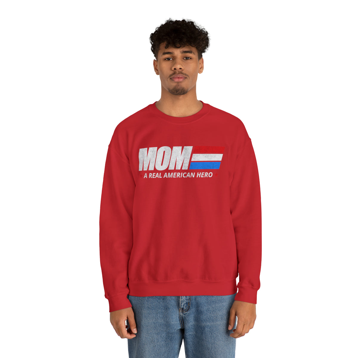 Hero Mom - Unisex Heavy Blend™ Crewneck Sweatshirt