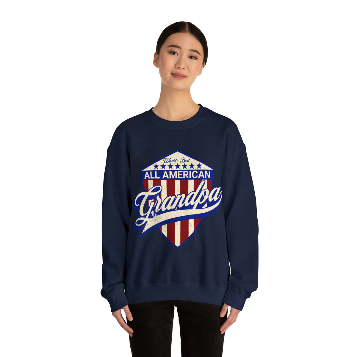 All American Grandpa - Unisex Heavy Blend™ Crewneck Sweatshirt