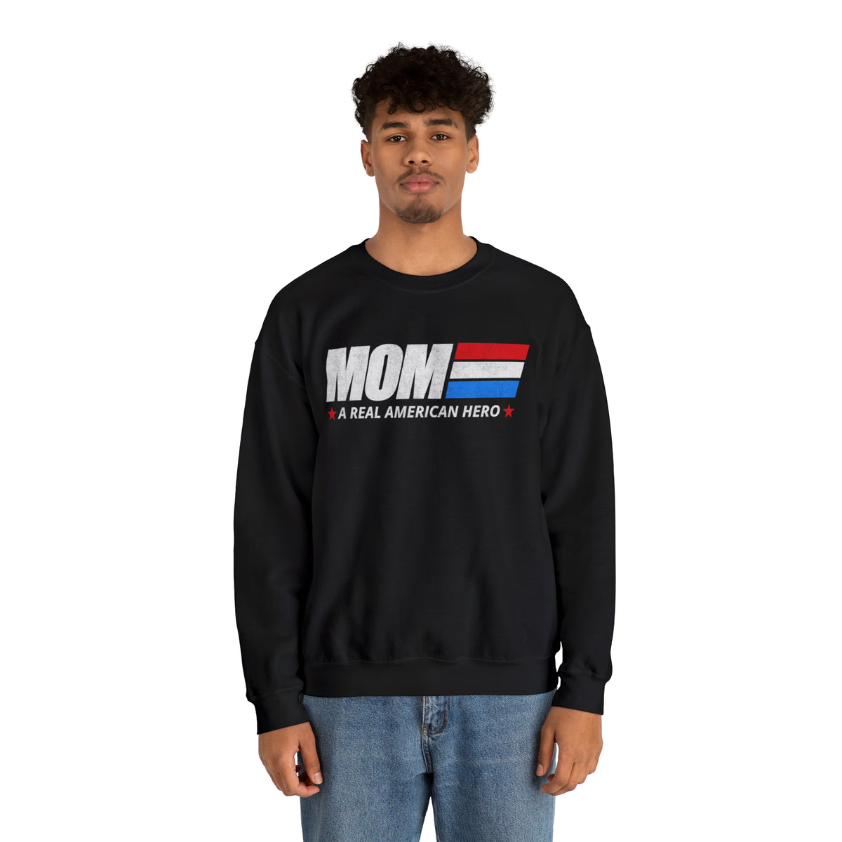 Hero Mom - Unisex Heavy Blend™ Crewneck Sweatshirt
