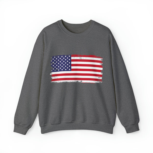 American Flag - Unisex Heavy Blend™ Crewneck Sweatshirt
