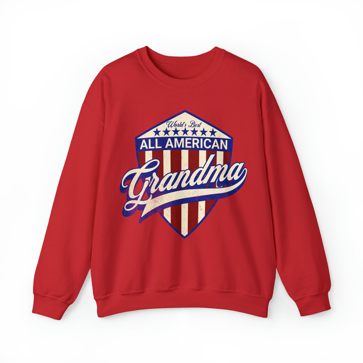 All American Grandma - Unisex Heavy Blend™ Crewneck Sweatshirt