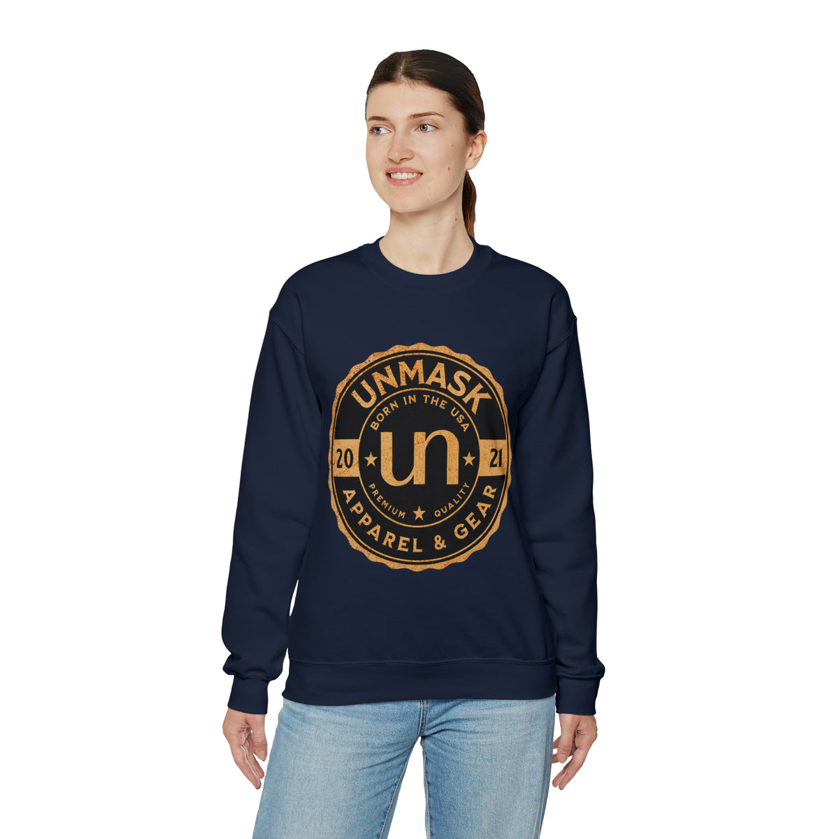 UnMask Seal - Unisex Heavy Blend™ Crewneck Sweatshirt