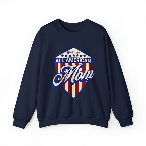 All American Mom - Unisex Heavy Blend™ Crewneck Sweatshirt