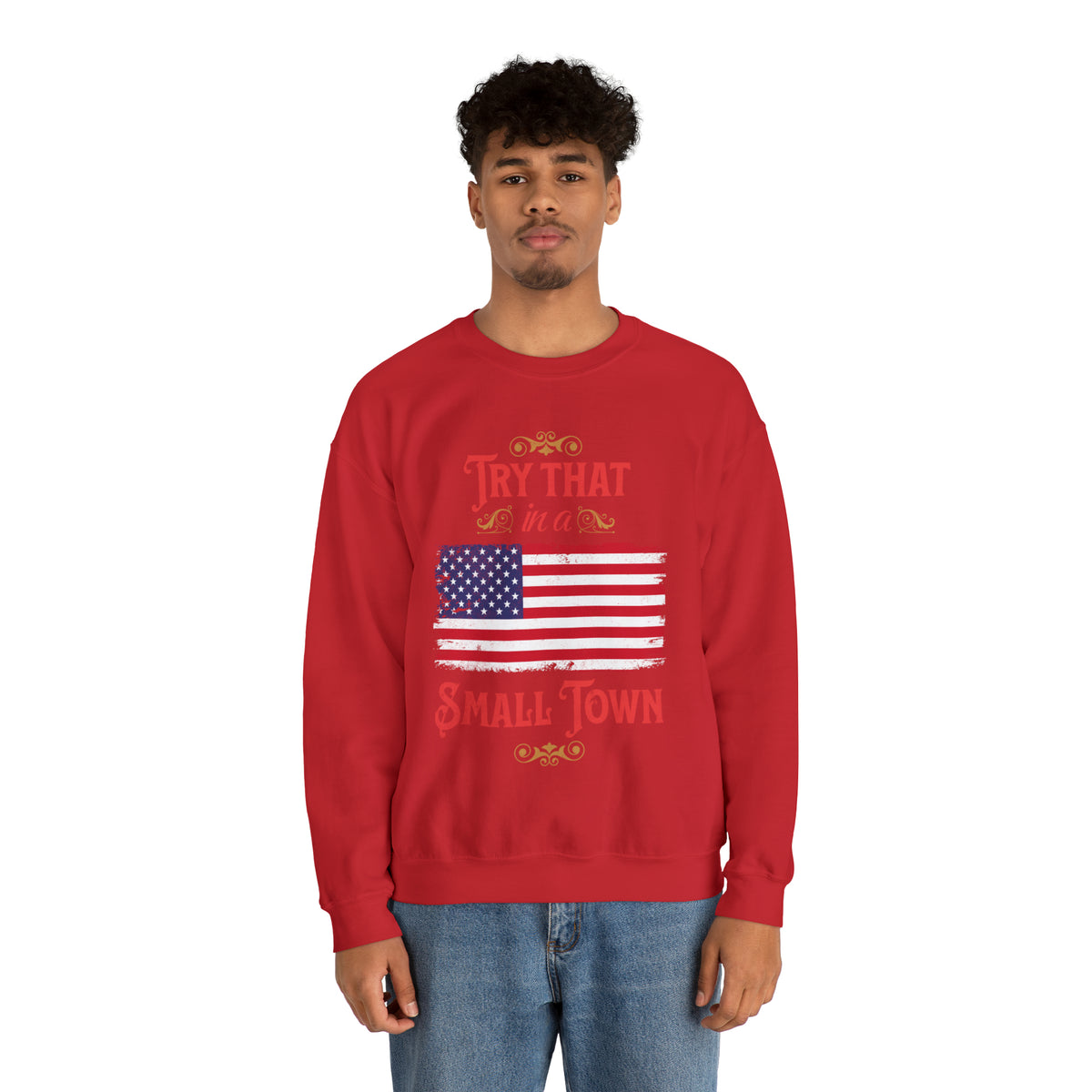 Small Town - Unisex Heavy Blend™ Crewneck Sweatshirt