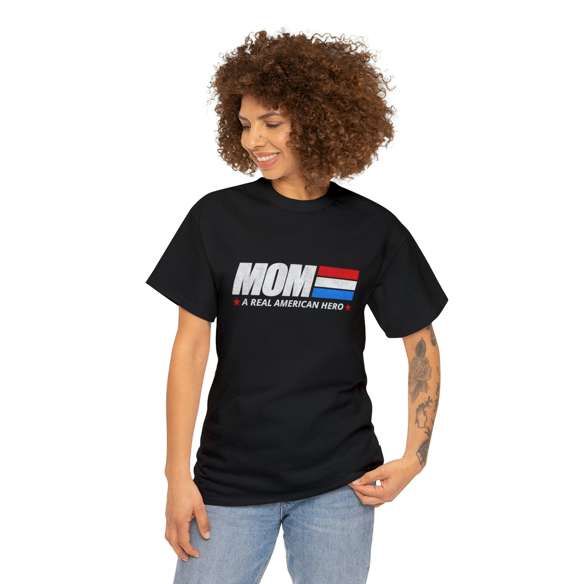 Mom - A Real American Hero T-Shirt