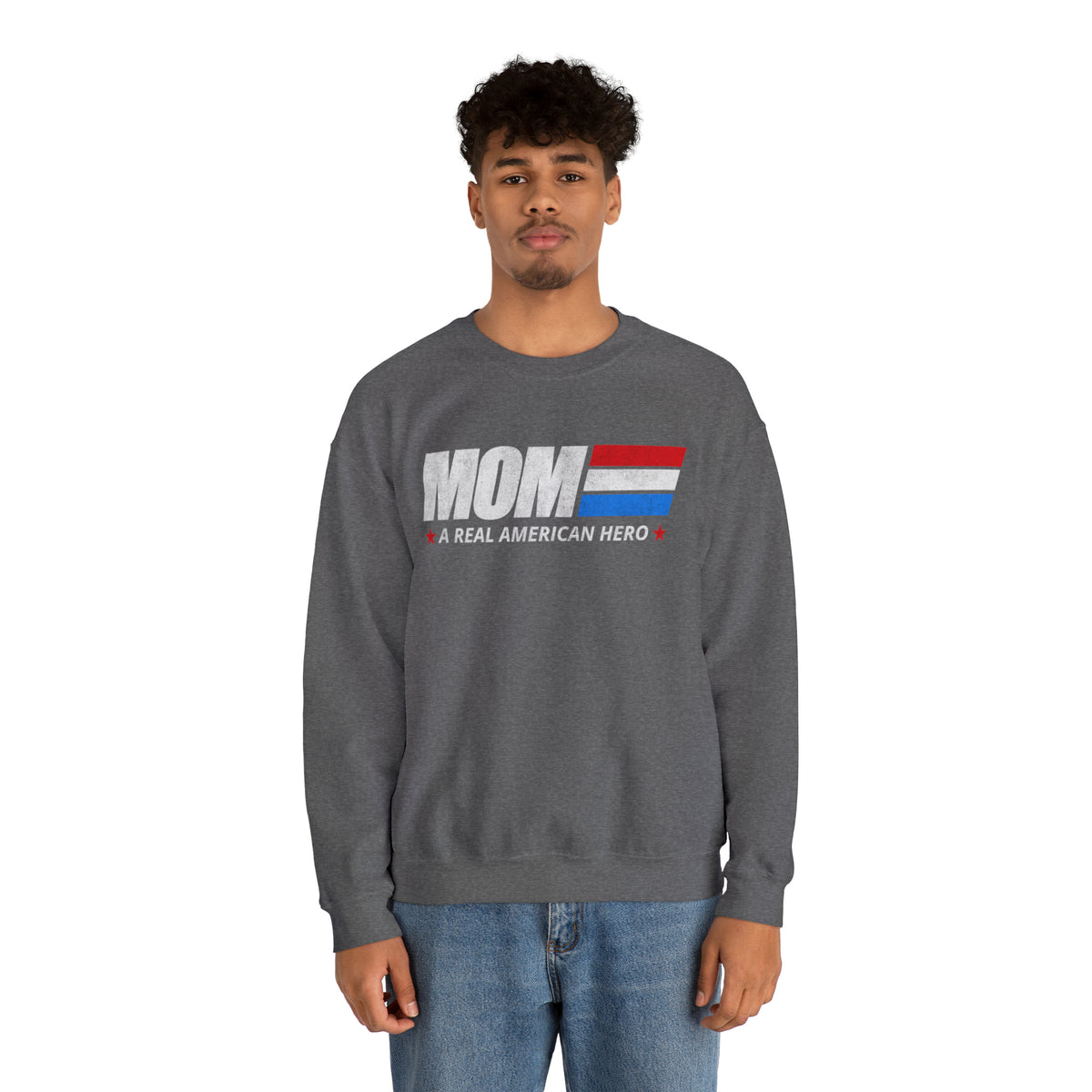Hero Mom - Unisex Heavy Blend™ Crewneck Sweatshirt