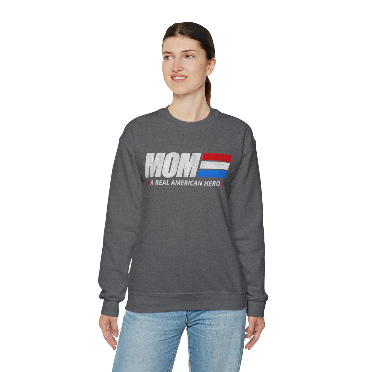 Hero Mom - Unisex Heavy Blend™ Crewneck Sweatshirt