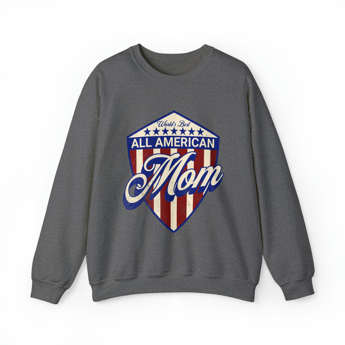 All American Mom - Unisex Heavy Blend™ Crewneck Sweatshirt