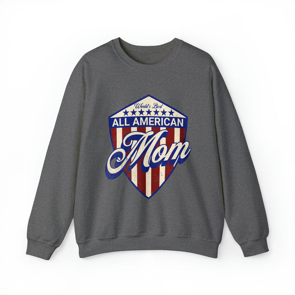 All American Mom - Unisex Heavy Blend™ Crewneck Sweatshirt