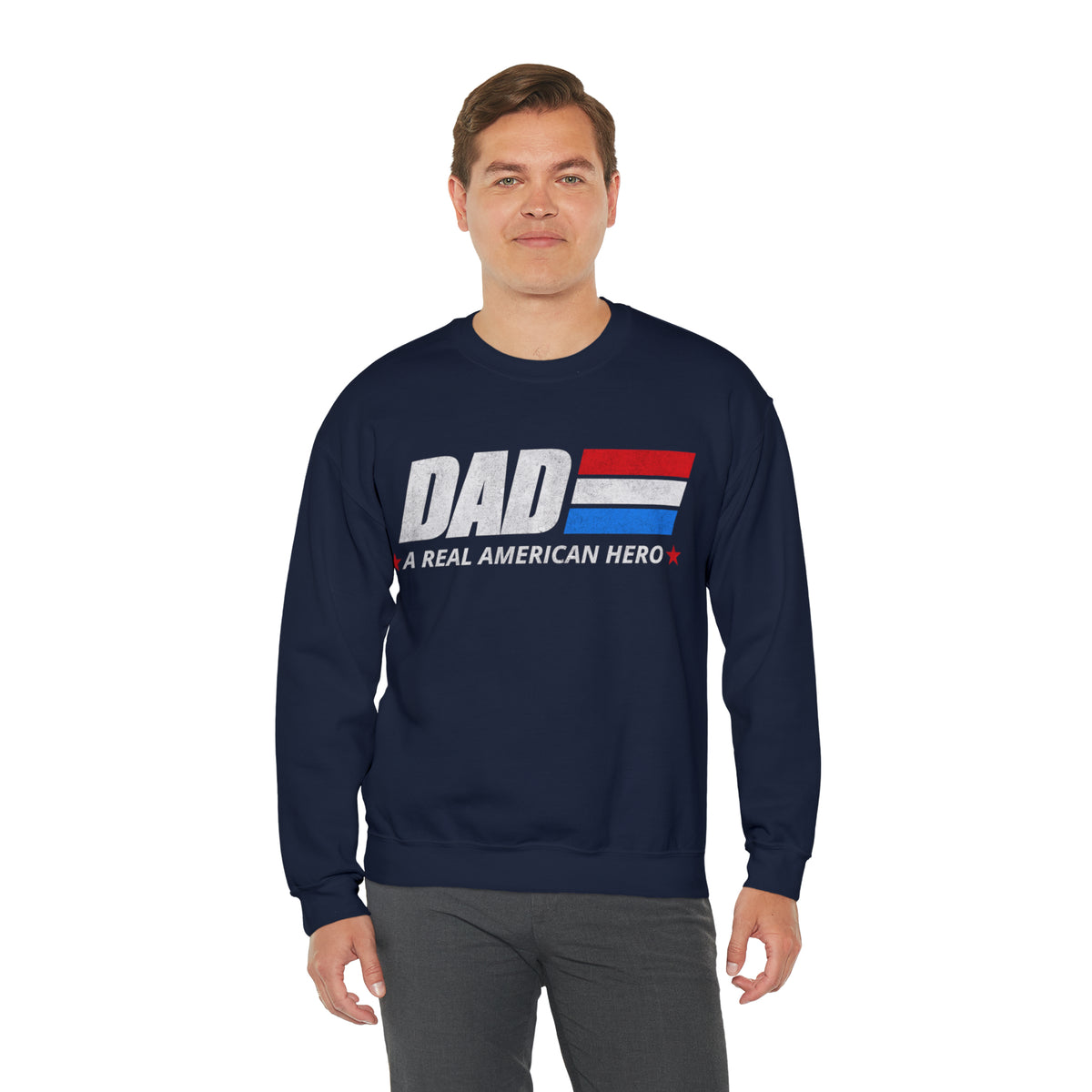 Hero Dad - Unisex Heavy Blend™ Crewneck Sweatshirt