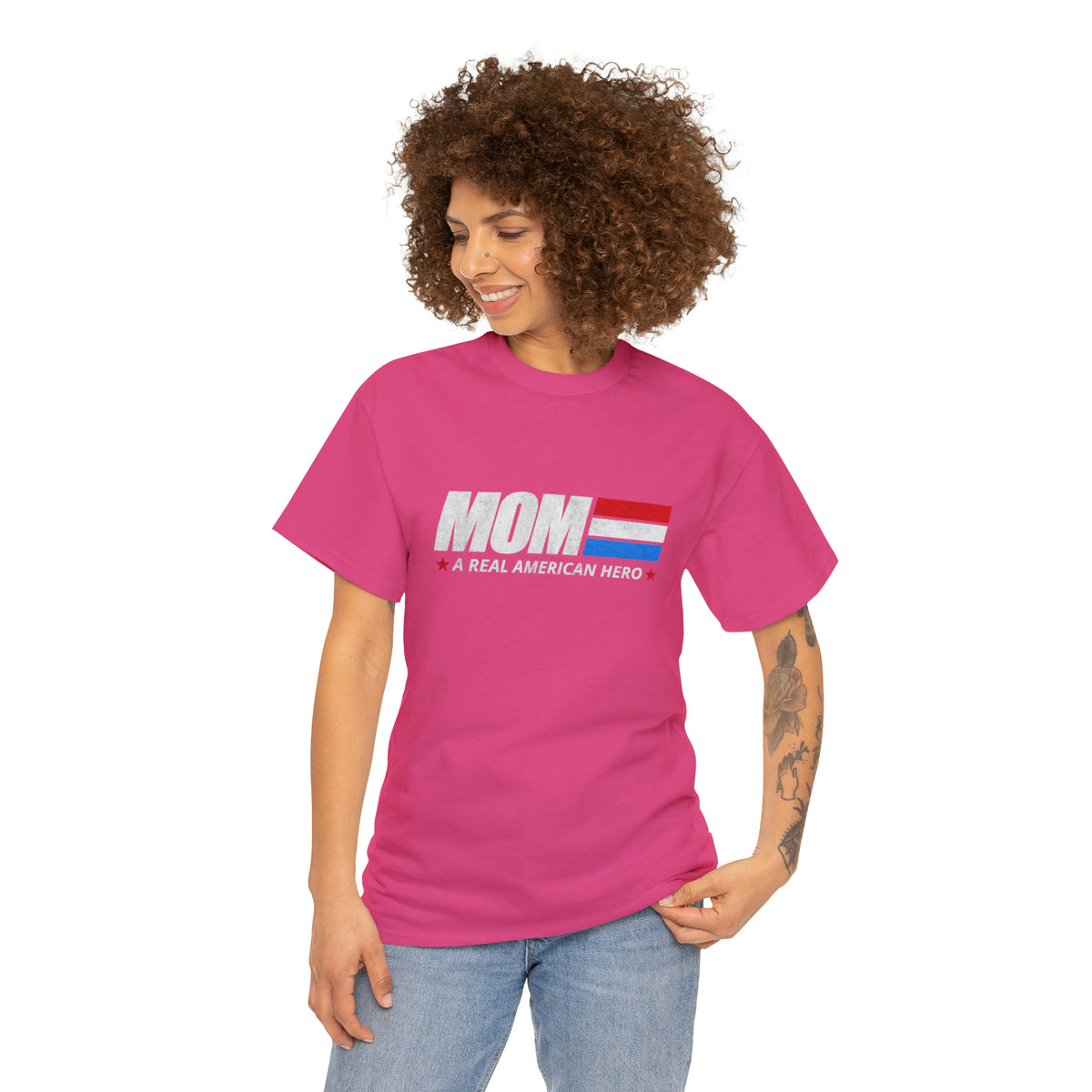 Mom - A Real American Hero T-Shirt