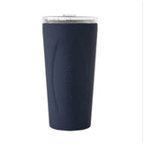 Vinglacé Stainless Steel Drink Tumbler- Insulated Hot and Cold  Beverage Cup with Glass Insert and Lid, 14 oz, Navy: Tumblers & Water  Glasses