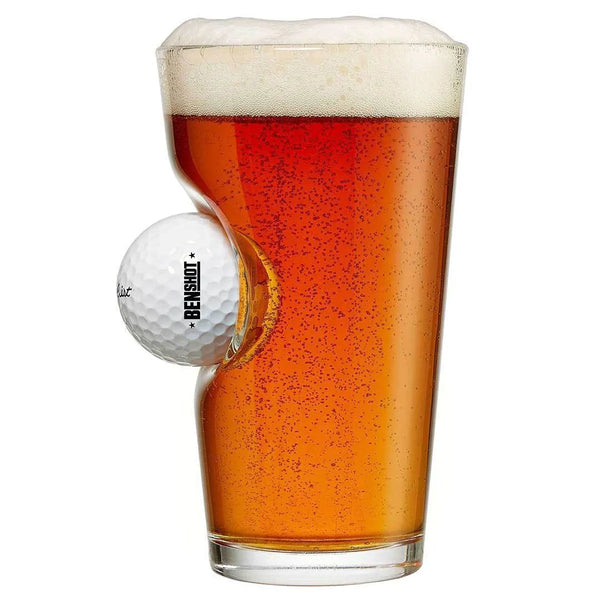 BenShot Golf Ball Pint Glass - 16oz