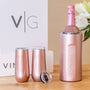 Vinglacé Champagne Set - 2 Flutes & Bottle Chiller