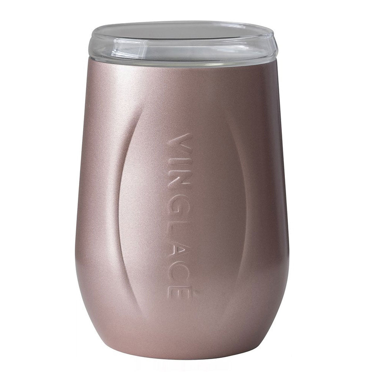 Vinglacé Stemless Insulated Wine Glass, Glass Lined, 3 Colors on