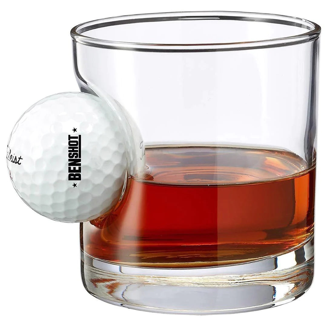 BenShot Golf Ball Rocks Glass - 11oz