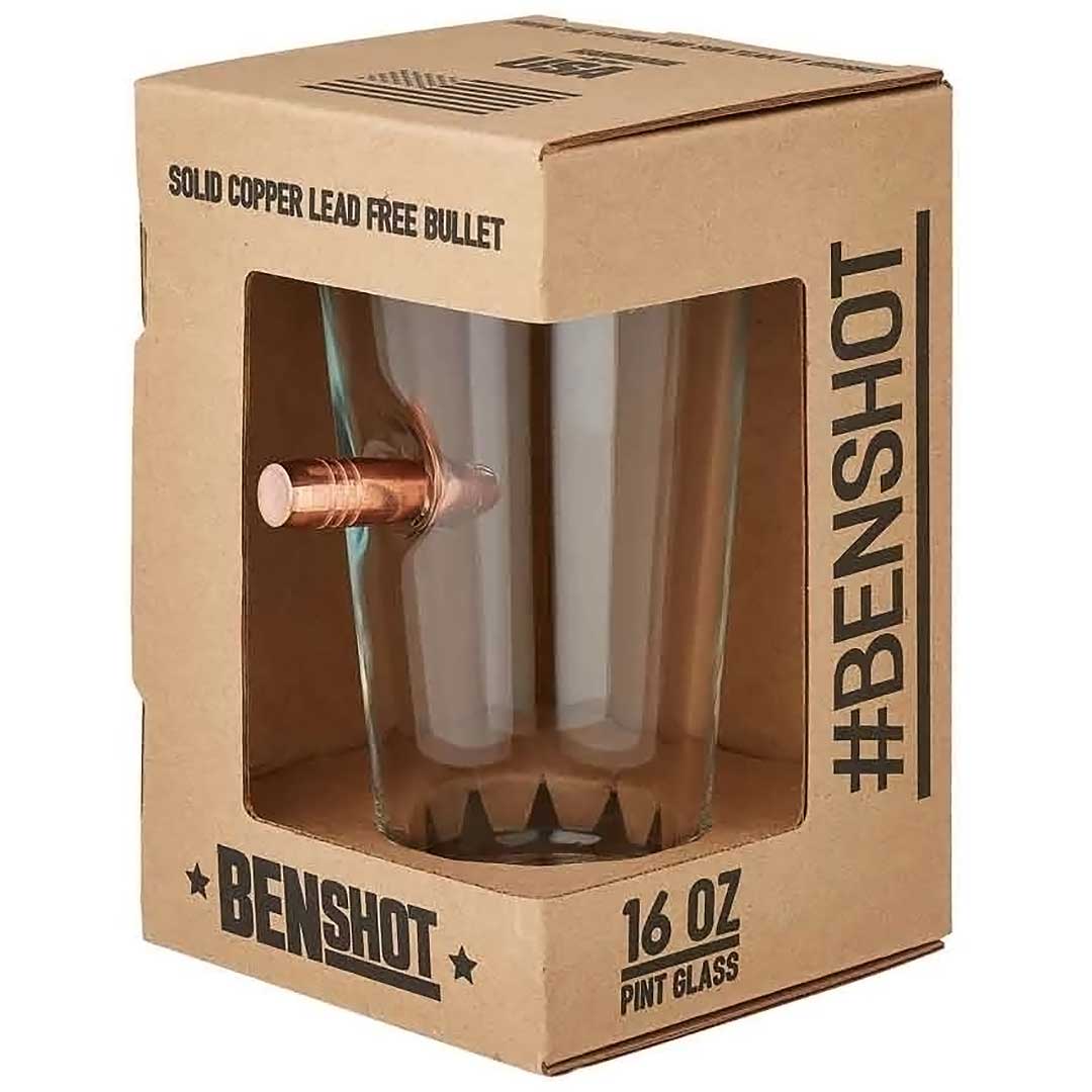 BenShot Patriotic Pint Glass - 16oz